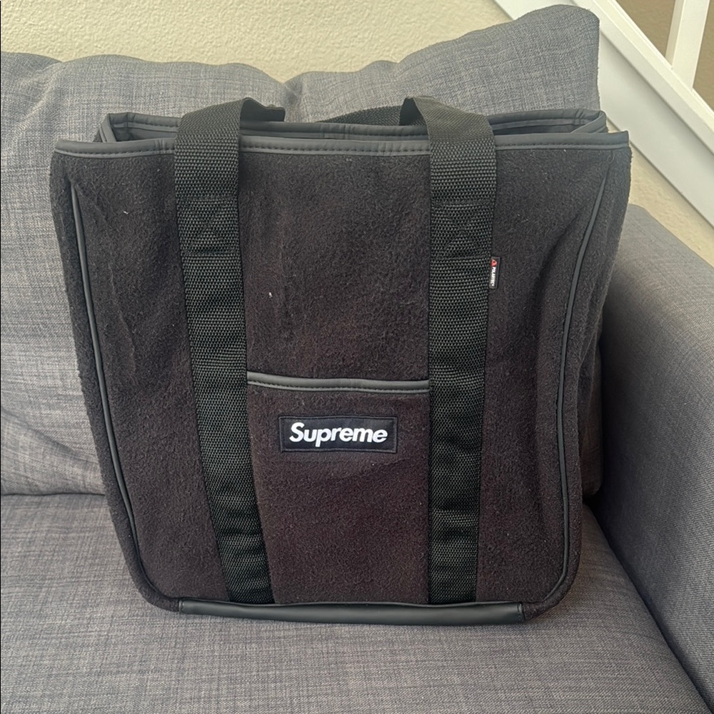 Supreme Black Tote Bag
